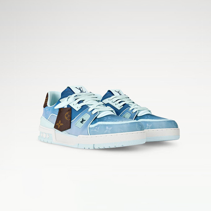 lv louis vuitton trainer gradient sneaker